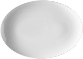 Thomas Loft Platte, Servierplatte, Oval, Flach, Porzellan, Weiß, Spülmaschinenfest, 34 cm, 12734