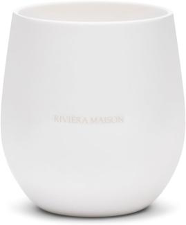Riviera Maison Kunststoff-Wasserglas Monogram Outdoor Water Glass Weiß 555170