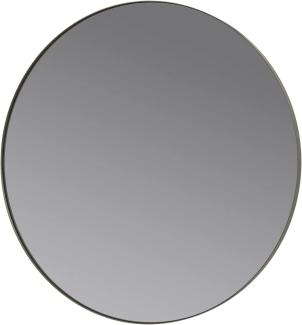 Blomus RIM Wandspiegel, Spiegel, Hängespiegel, Stahl pulverbeschichtet, Steel Gray, 80 cm, 65924