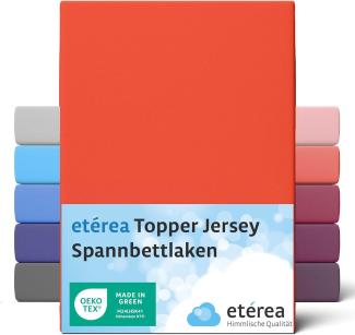 etérea Jersey Topper Spannbettlaken Spannbetttuch Terra 140x200 - 160x200 cm