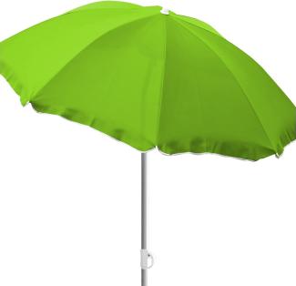 Sonnenschirm rund Ø1,80m lime grün Polyester knickbar UV Schutz