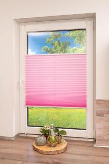 K-home Klemmfix-Plissee, Pink, 30 x 130 cm