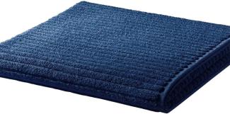Handtuch Baumwolle Line Design - Größe: 70x140, Farbe: Dunkelblau
