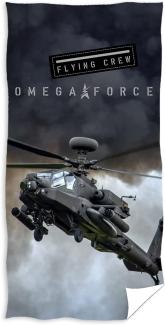 Helikopter ''Omege Force'' Badehåndklæde - 100 procent bomuld