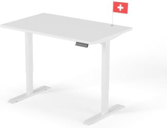 Schreibtisch DESK 140 x 80 cm - Gestell Weiss, Platte Weiss