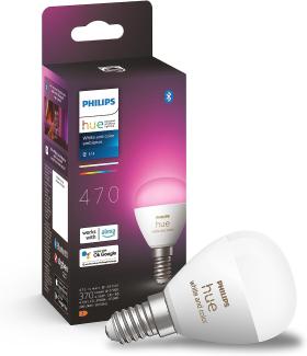 Philips Hue White&Col. Amb. E14 Luster Tropf Einzeplack 470lm