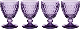 Villeroy & Boch Boston Coloured Weißweinglas 230 ml Lavender 4er Set - A
