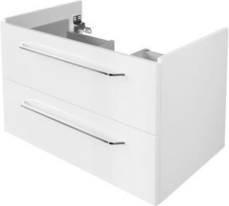 Fackelmann MILANO Waschbeckenunterschrank 80 cm, Weiß