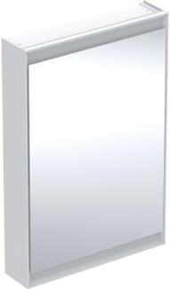 Geberit ONE Spiegelschrank mit ComfortLight, 1 Tür, Aufputzmontage,weiss/Aluminium, 60x90cm, 505.81, Ausführung: Anschlag rechts - 505.811.00.2