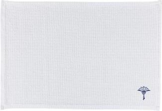JOOP! Badteppich 55 CORNFLOWER SINGLE Weiß 50 x 70 cm