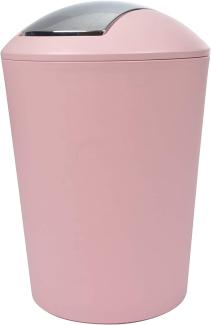 Douceur d'Intérieur Flic Flac Abfalleimer, 5. 6 L Powder Pink
