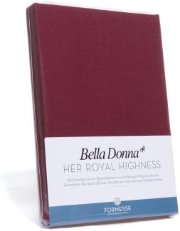 Bella-Donna Bella-Donna Jersey Spannbettlaken, carminrot, 90x190 - 100x220 cm
