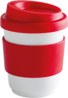 KAHLA fillit To Go Becher 0,27 l Banderole cherry red