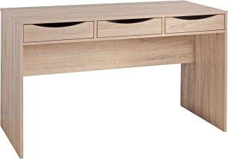 Wohnling Schreibtisch 120x55 cm Sonoma Eiche