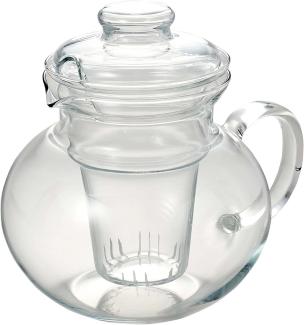 Teekanne Eva aus Glas inklusive Glas-Teesieb ist metallfrei