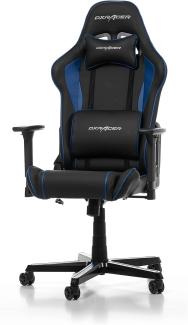 DXRacer (das Orginal) Prince P08 Gaming Stuhl, Kunstleder, Schwarz-blau, 185 cm