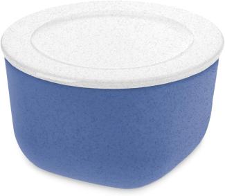 Koziol Box mit Deckel Connect M, Frischhaltedose, Dose, Aufbewahrung, Thermoplastischer Kunststoff, Organic Blue/Organic White, 1 L, 3870297