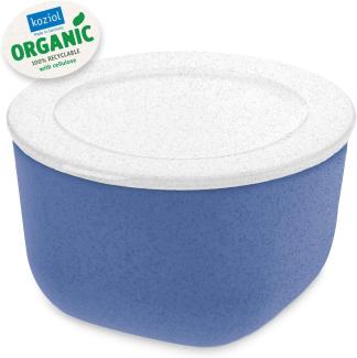 Koziol Box mit Deckel Connect M, Frischhaltedose, Dose, Aufbewahrung, Thermoplastischer Kunststoff, Organic Blue/Organic White, 1 L, 3870297