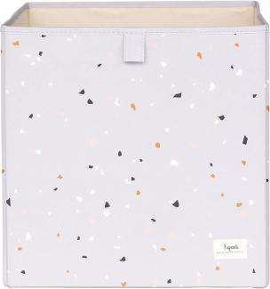 3 Sprouts - Aufbewahrungsbox Terrazzo Light Gray, recycled