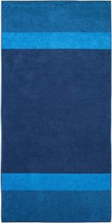 Dyckhoff Saunatuch Two Tone Stripe | 100x200 cm | blau