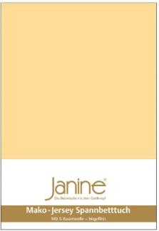 Janine Spannbetttuch 5007 Mako Jersey 90/190 bis 100/200 cm vanille Fb. 23
