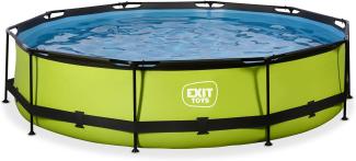 EXIT Lime Pool mit Filterpumpe - grün ø360x76cm