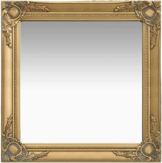 vidaXL Wandspiegel im Barock-Stil 60x60 cm Golden