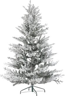 Künstlicher Weihnachtsbaum schneebedeckt 180 cm weiß BRISCO