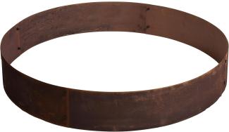 Pflanzring Metallring Stahl Hochbeet 120 cm Pflanzgefäß Pflanzkübel Rost Ring