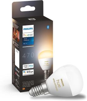 Philips Hue White Amb. E14 Luster Tropfen Einzelpack 470lm