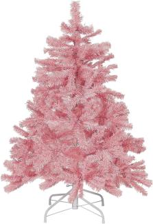 Künstlicher Weihnachtsbaum 120 cm rosa FARNHAM