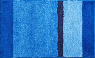 GRUND ROOM Badematte 70 x 120 cm Blau