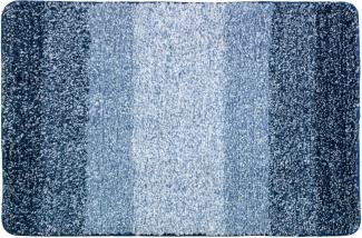 Badteppich LUSO, Mikropolyester, 90 x 60 cm, WENKO, Blau