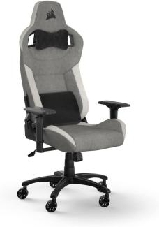 Corsair T3 Rush Gaming-Stuhl, Grau und weiß, One Size