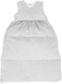Tavolinchen Babyschlafsack Daunenschlafsack\"Streifen klassisch\" Kinderschlafsack - grau - 80cm