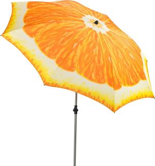 Doppler Mittelmast Sonnenschirm Orange
