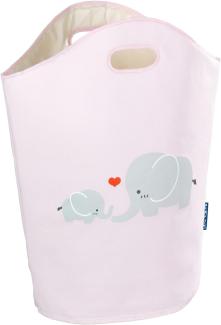 Wenko Wäschesammler Kids Elli 24 l, rosa