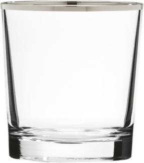Whiskyglas Kristall Pure Platin clear (9,3 cm)