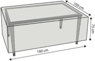 Boni-shop - Schutzhülle transparent rechteckiger Tisch,ca. 180x100x75