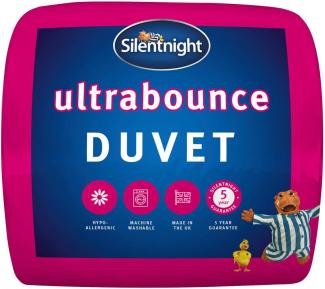 Silentnight Ultrabounce Bettdecke Bettdecke, Microfaser, weiß, King Size