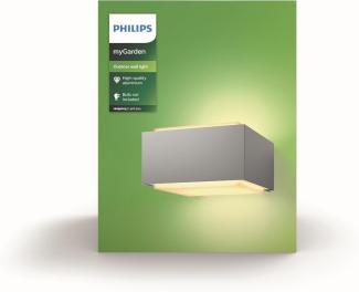 PHILIPS myGarden 'Hedgehog' Wandleuchte ohne Leuchtmittel, hellgrau, E27