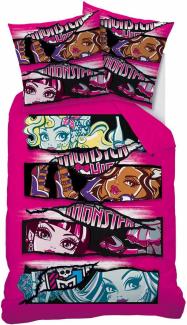 CTI 'Monster High' Kinderbettwäsche pink
