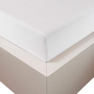 Traumschloss Premium Plus Edel-Jersey Spannbettlaken weiß 180-200x200-220