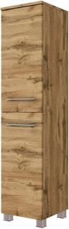 Midischrank LIVORNO BHT 30x130x35 cm Badschrank Badunterschrank Badezimmerschrank Hochschrank