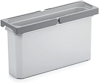 COX Systembehälter 5,5 Liter in hellgrau für COX Abfallsorter / Eimer / Einsatz / Ersatzteil / Zubehör