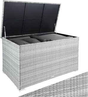 Auflagenbox mit Aluminiumgestell Oslo, 145x82,5x79,5cm hellgrau