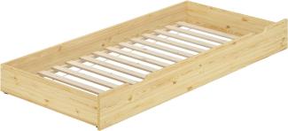 Erst-Holz Bettkasten als Zusatzbett - mit Rollrost - 90.10-S6