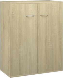 vidaXL Sideboard Sonoma-Eiche 60 x 30 x 75 cm Spanplatte [800732]