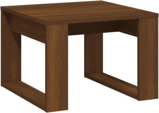 vidaXL Beistelltisch 50x50x35 cm Holzwerkstoff Dunkelbraun