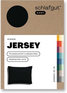 Kissenbezug EASY Jersey, Schlafgut (1 Stück), Kissenhülle mit Reißverschluss, weich und saugfähig, Kissenbezug